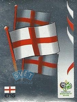 Team Emblem England samolepka Panini World Cup 2006 #94