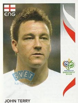 John Terry England samolepka Panini World Cup 2006 #102