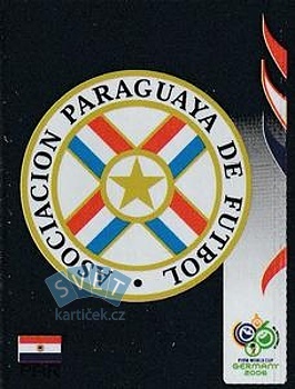 Team Emblem Paraguay samolepka Panini World Cup 2006 #113