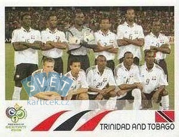 Team Photo Trinidad and Tobago samolepka Panini World Cup 2006 #131