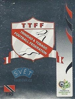Team Emblem Trinidad and Tobago samolepka Panini World Cup 2006 #132