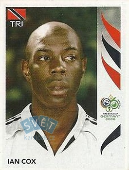 Ian Cox Trinidad and Tobago samolepka Panini World Cup 2006 #136