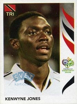 Kenwyne Jones Trinidad and Tobago samolepka Panini World Cup 2006 #141