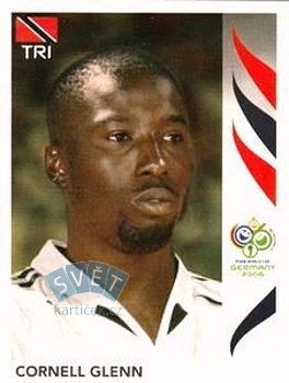 Cornell Glenn Trinidad and Tobago samolepka Panini World Cup 2006 #145