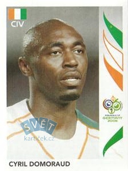 Cyril Domoraud Cote D'Ivoire samolepka Panini World Cup 2006 #192