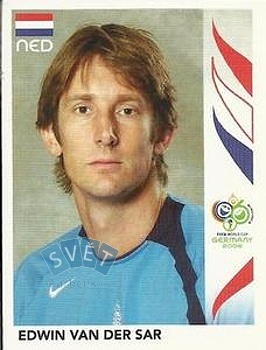 Edwin van der Sar Netherlands samolepka Panini World Cup 2006 #228