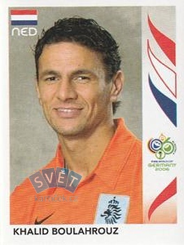 Khalid Boulahrouz Netherlands samolepka Panini World Cup 2006 #229