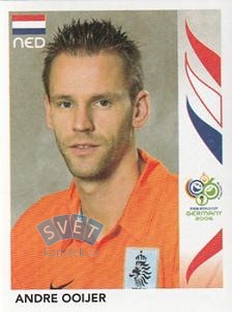 Andre Ooijer Netherlands samolepka Panini World Cup 2006 #232