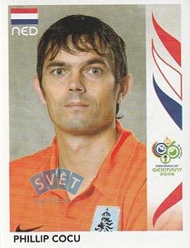 Phillip Cocu Netherlands samolepka Panini World Cup 2006 #235