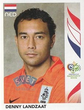 Denny Landzaat Netherlands samolepka Panini World Cup 2006 #236