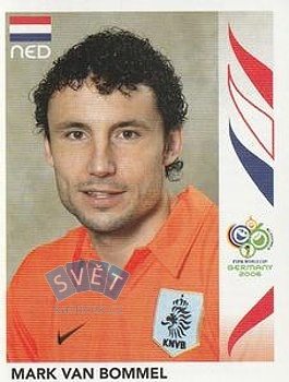Mark van Bommel Netherlands samolepka Panini World Cup 2006 #237