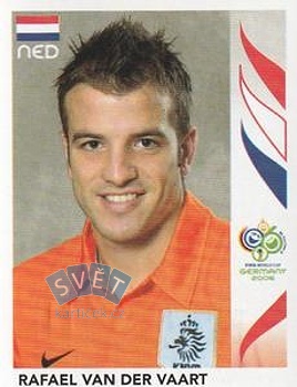Rafael van der Vaart Netherlands samolepka Panini World Cup 2006 #238