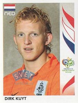 Dirk Kuyt Netherlands samolepka Panini World Cup 2006 #239
