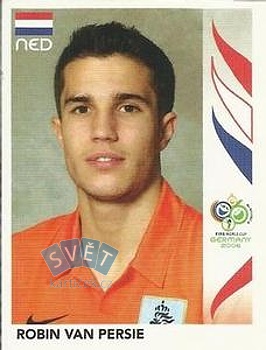 Robin van Persie Netherlands samolepka Panini World Cup 2006 #242