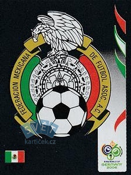 Team Emblem Mexico samolepka Panini World Cup 2006 #245