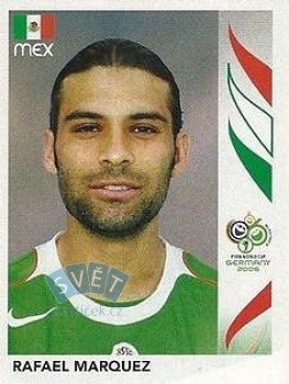 Rafael Marquez Mexico samolepka Panini World Cup 2006 #247