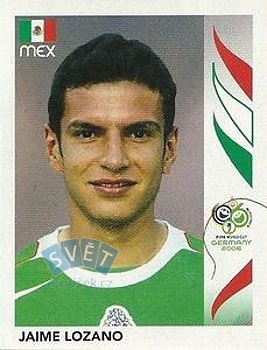 Jaime Lozano Mexico samolepka Panini World Cup 2006 #253