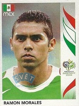 Ramon Morales Mexico samolepka Panini World Cup 2006 #254