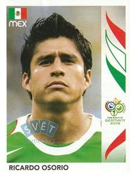 Ricardo Osorio Mexico samolepka Panini World Cup 2006 #255