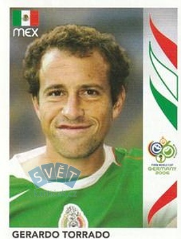 Gerardo Torrado Mexico samolepka Panini World Cup 2006 #257