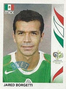 Jared Borgetti Mexico samolepka Panini World Cup 2006 #260