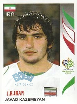 Javad Kazemeyan Iran samolepka Panini World Cup 2006 #272