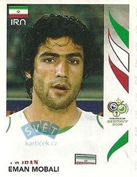 Eman Mobali Iran samolepka Panini World Cup 2006 #274