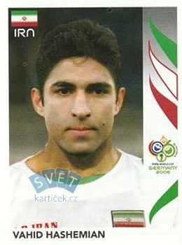 Vahid Hashemian Iran samolepka Panini World Cup 2006 #279