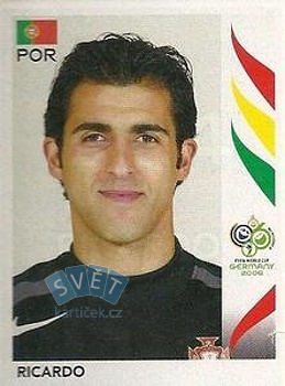 Ricardo Portugal samolepka Panini World Cup 2006 #284