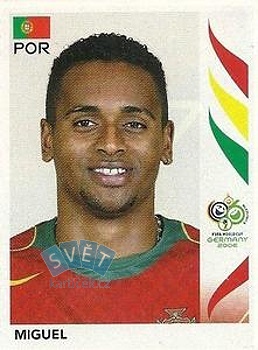 Miguel Portugal samolepka Panini World Cup 2006 #287
