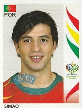 Simao Portugal samolepka Panini World Cup 2006 #296