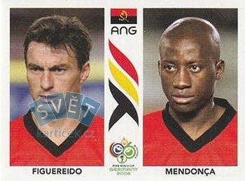 Figuereido/Mendonca Angola samolepka Panini World Cup 2006 #307