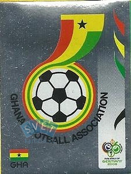 Team Emblem Ghana samolepka Panini World Cup 2006 #311