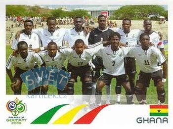 Team Photo Ghana samolepka Panini World Cup 2006 #312