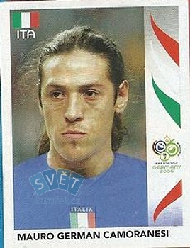 Mauro German Camoranesi Italy samolepka Panini World Cup 2006 #330