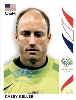 Kasey Keller USA samolepka Panini World Cup 2006 #342