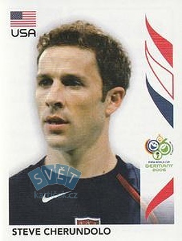 Steve Cherundolo USA samolepka Panini World Cup 2006 #345