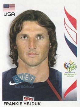 Frankie Hejduk USA samolepka Panini World Cup 2006 #346