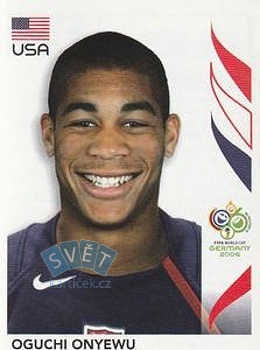 Oguchi Onyewu USA samolepka Panini World Cup 2006 #347