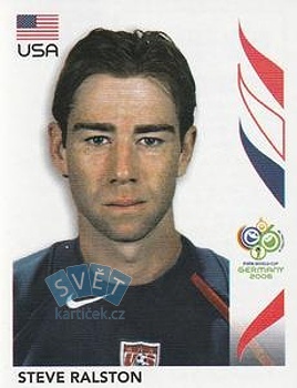 Steve Ralston USA samolepka Panini World Cup 2006 #353