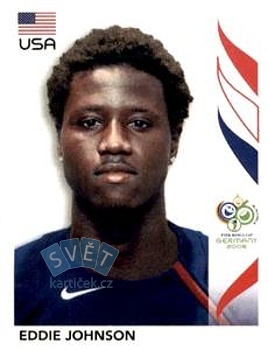 Eddie Johnson USA samolepka Panini World Cup 2006 #356
