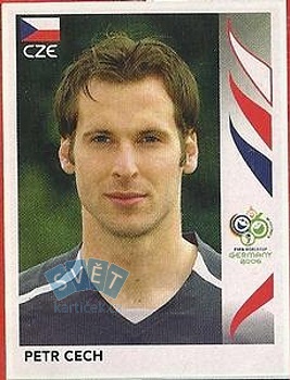 Petr Cech Czech Republic samolepka Panini World Cup 2006 #361