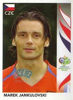 Marek Jankulovski Czech Republic samolepka Panini World Cup 2006 #363