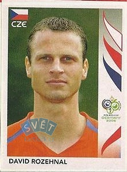 David Rozehnal Czech Republic samolepka Panini World Cup 2006 #365