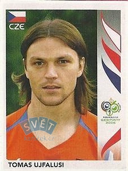 Tomas Ujfalusi Czech Republic samolepka Panini World Cup 2006 #366