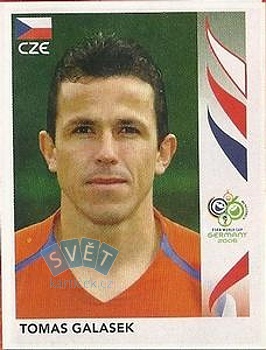 Tomas Galasek Czech Republic samolepka Panini World Cup 2006 #367