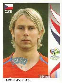 Jaroslav Plasil Czech Republic samolepka Panini World Cup 2006 #369