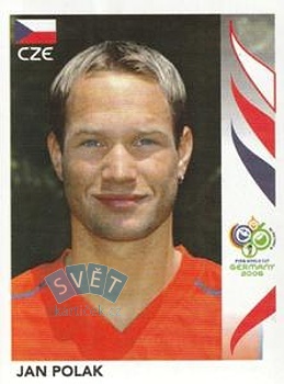 Jan Polak Czech Republic samolepka Panini World Cup 2006 #371