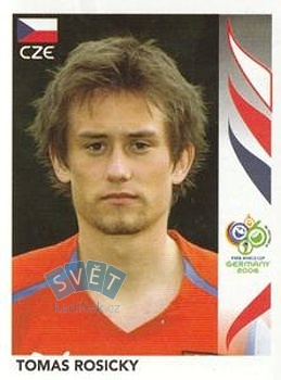 Tomas Rosicky Czech Republic samolepka Panini World Cup 2006 #372