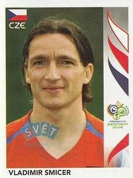 Vladimir Smicer Czech Republic samolepka Panini World Cup 2006 #373